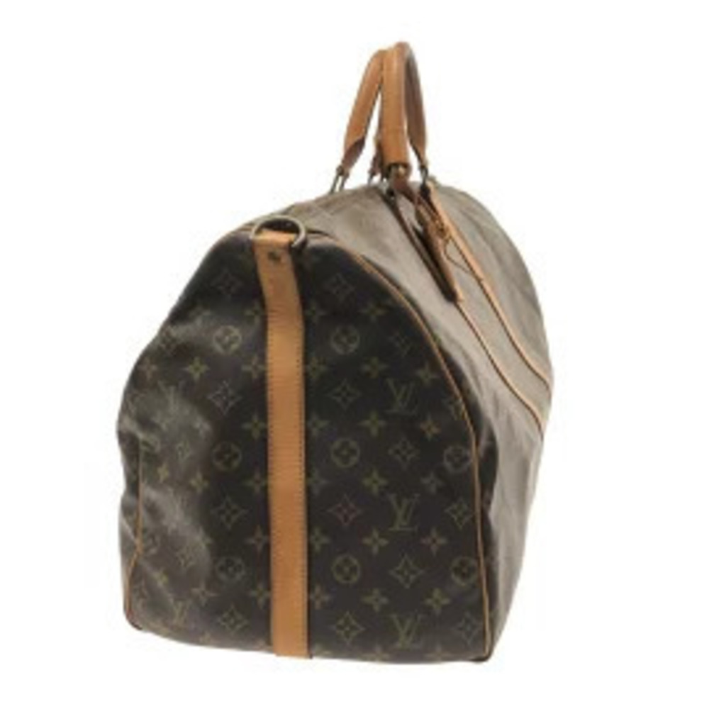 Louis Vuitton Bag Canvas Boston Keepall Bandouliere Monogram Brown